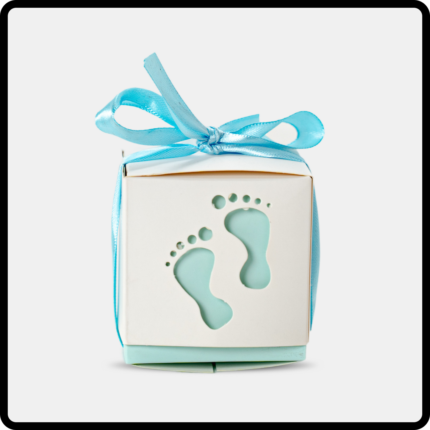 Baby feet cookie boxes
