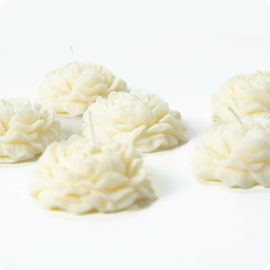Peony Flower candle