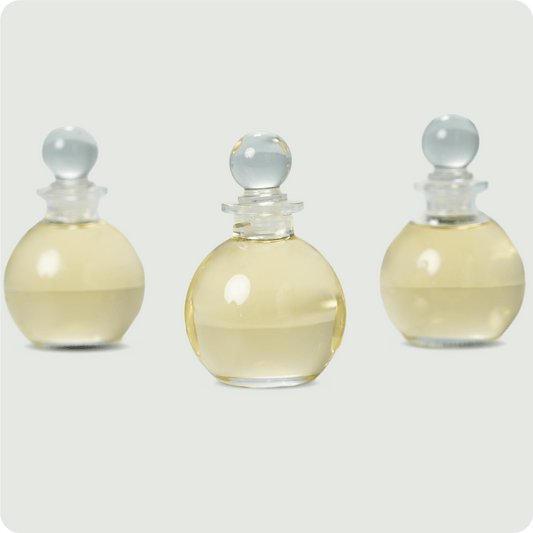 Round holy oil bottle