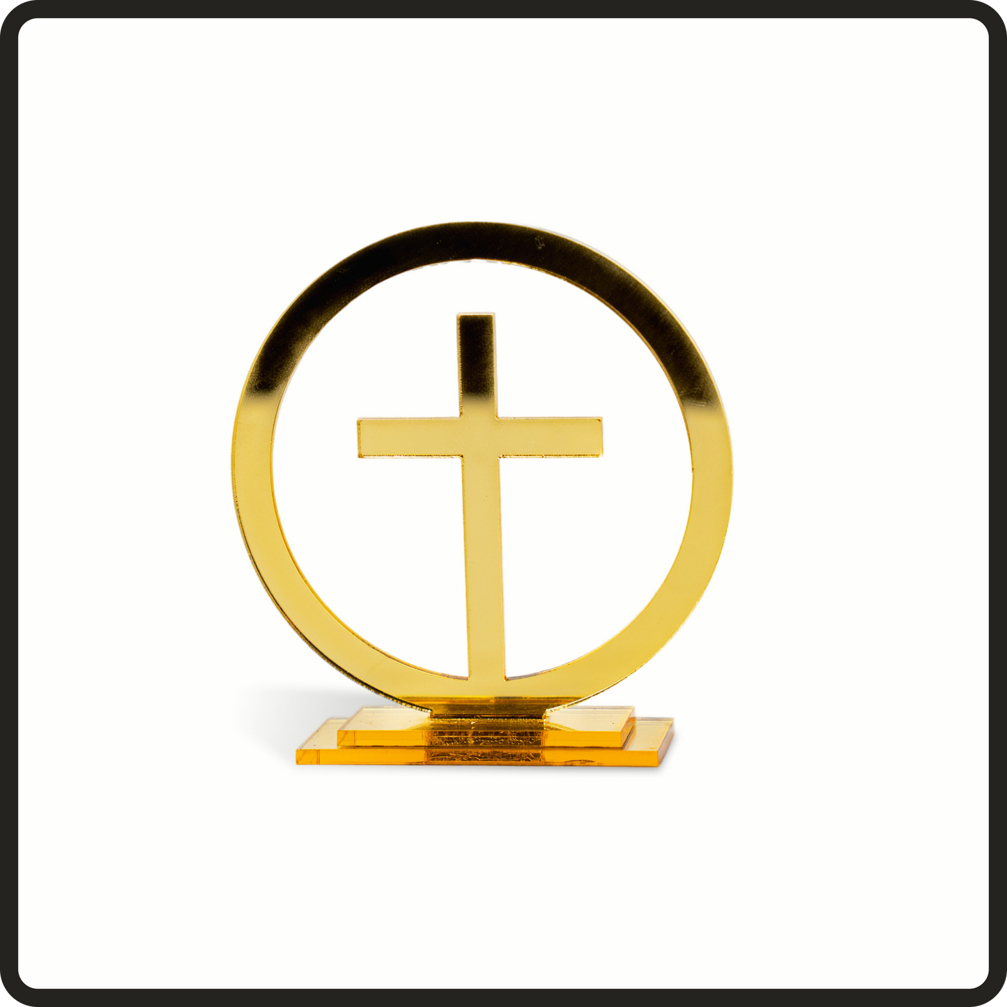 Catholic free standing personalised acrylic cross